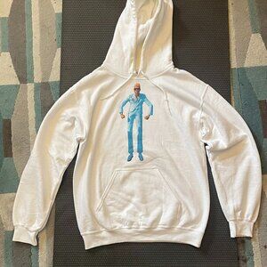 Tyler, the Creator IGOR Tour Hoodie White Size S GOLF WANG 2019 Concert Pullover